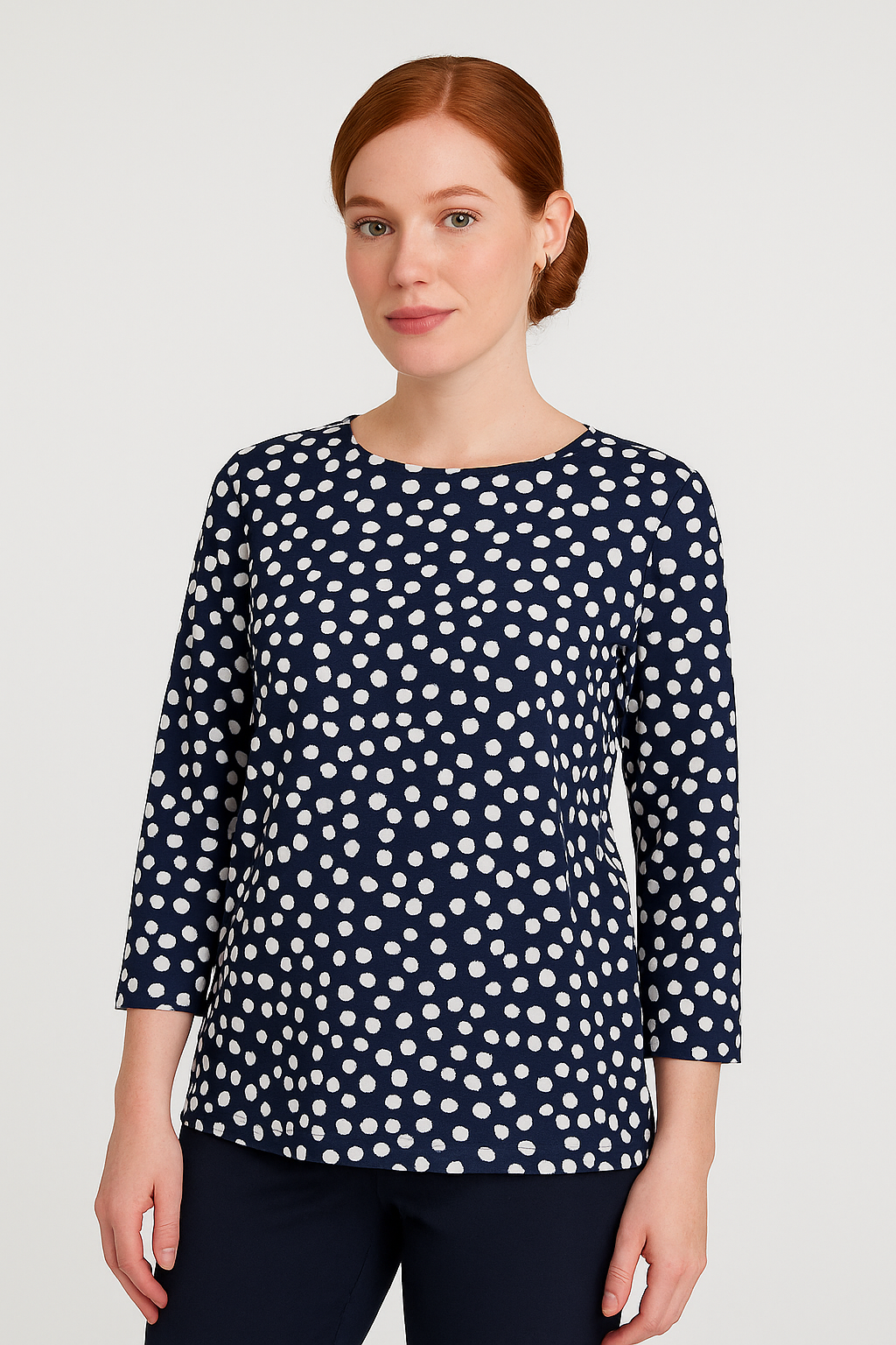 Camiseta estampada de manchas