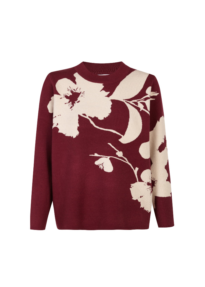 Jersey con estampado floral grande