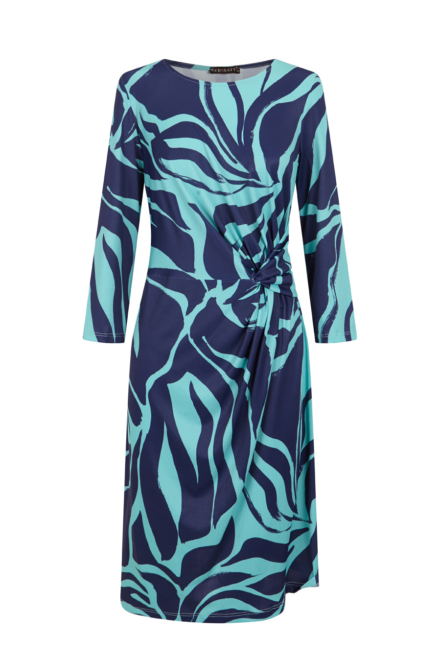 Vestido flor azul