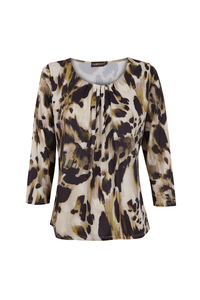 Camiseta con pliegues
