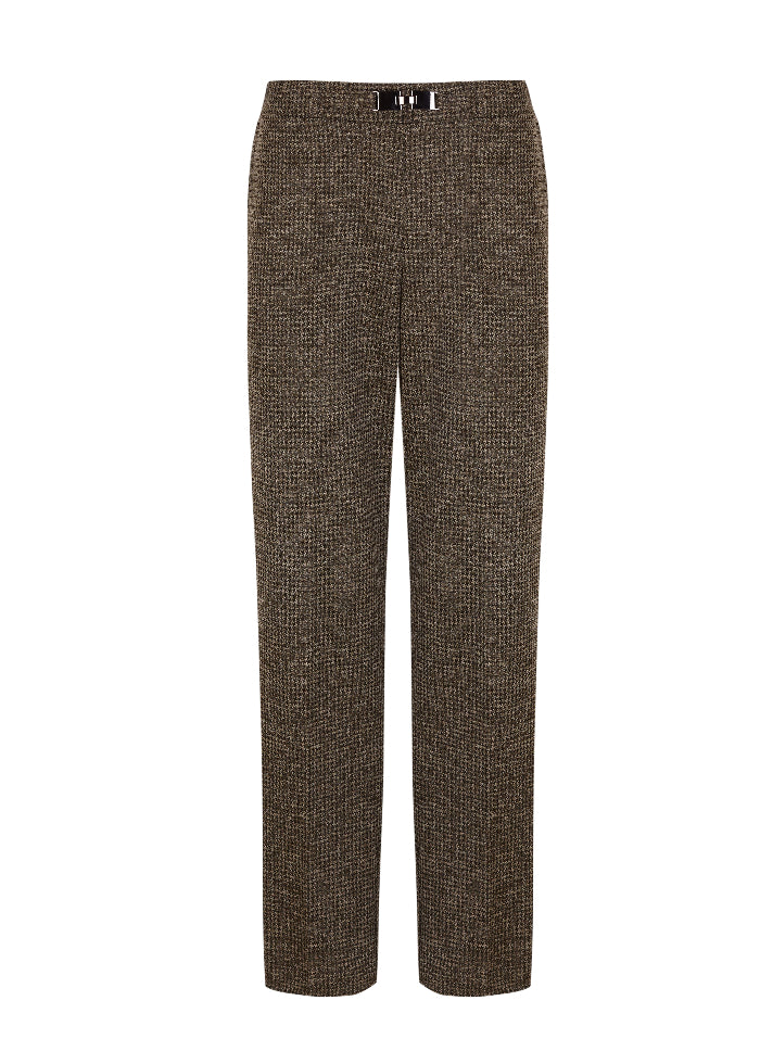 Pantalón con estilo pata de gallo