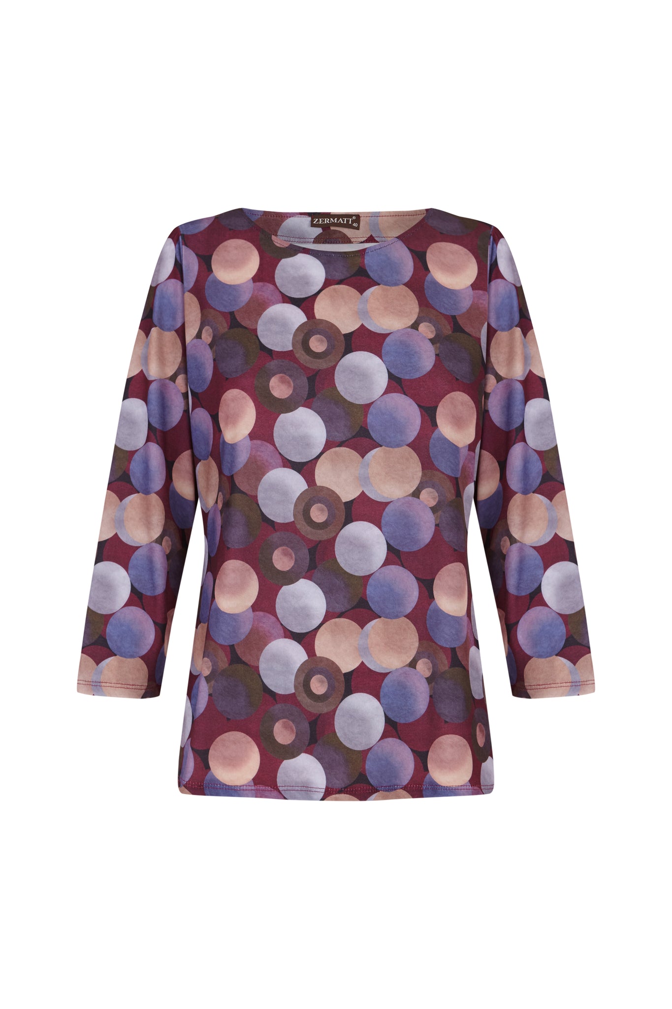 Blusa estampado de círculos