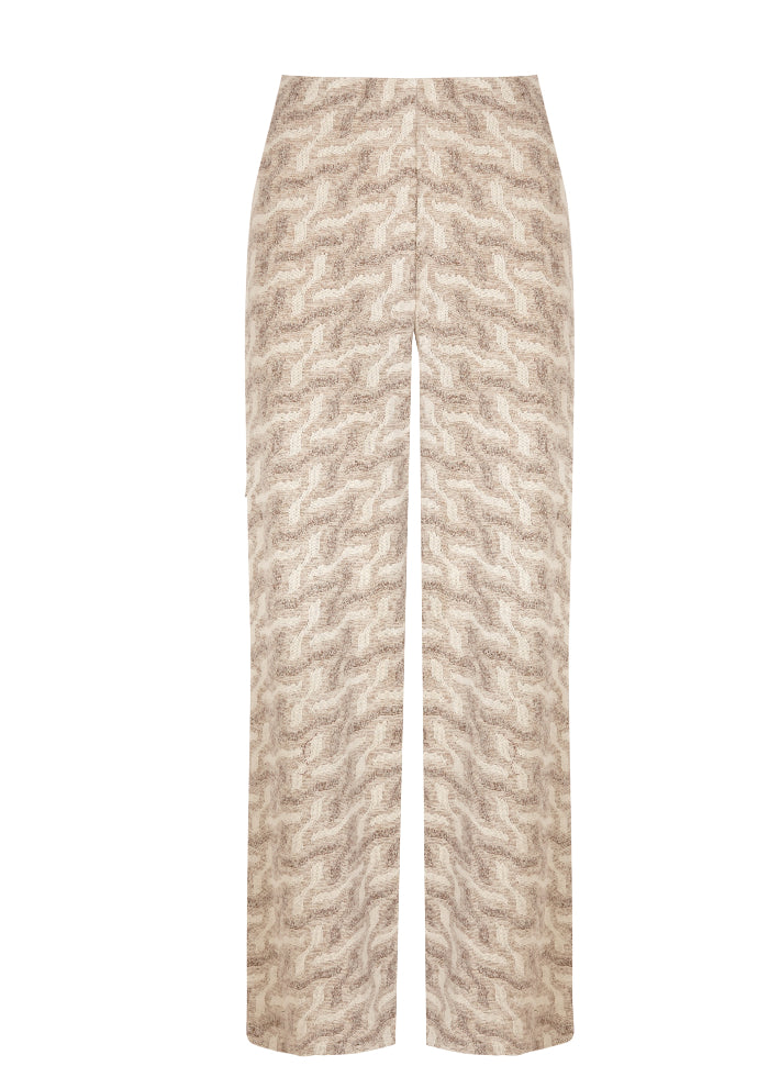 Pantalón ancho de punto