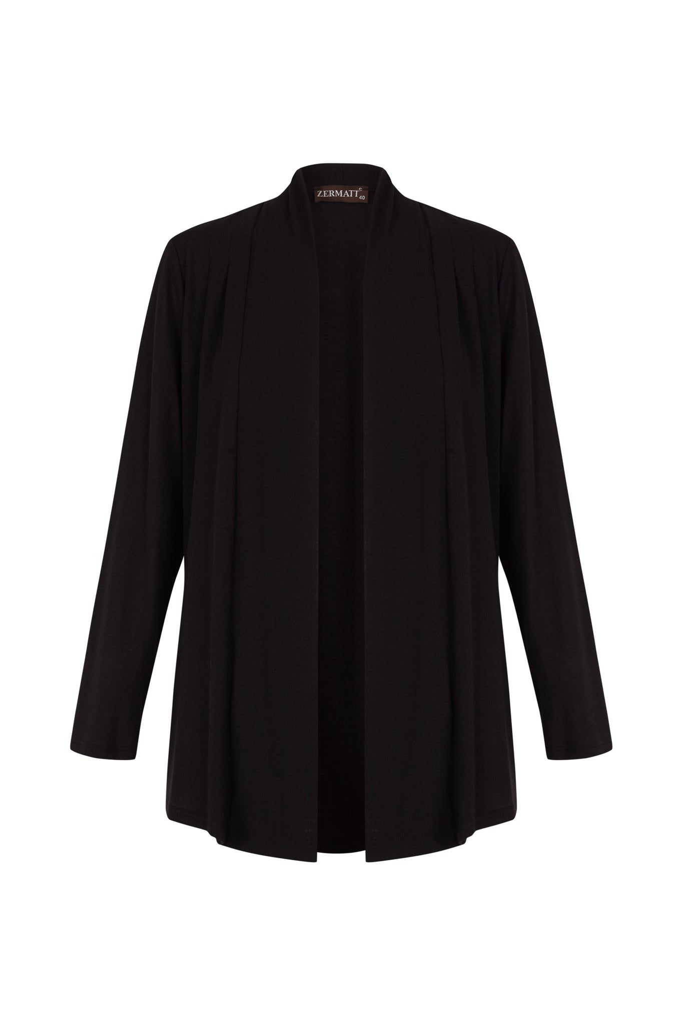 Chaqueta lisa abierta